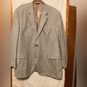 Ben Silver Charleston Tailored ,fitted , blazer  55% silk & 45% Cashmere SZ 50L